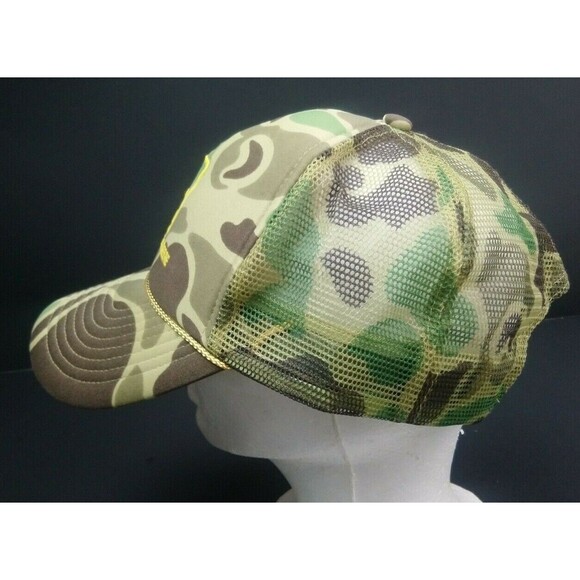 VTG John Deere Nothing Runs Like A Deer  Camouflage Mesh Back Hat ~ By Sun Cap - Picture 5 of 7